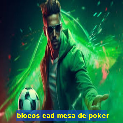 blocos cad mesa de poker